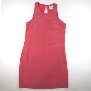 Cynthia Rowley Pink 100% Silk Sleeveless Graduation Dress Womens Size 6